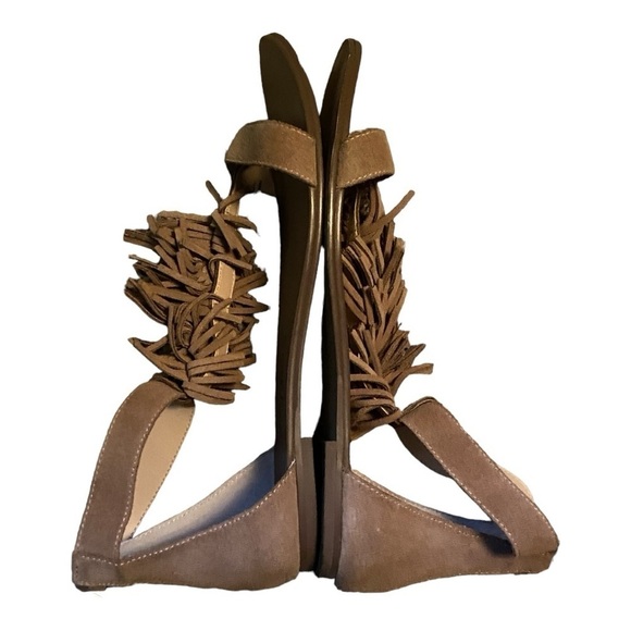 Sole Society Koa Leather fringe Sandals ~ 9 - Picture 4 of 6